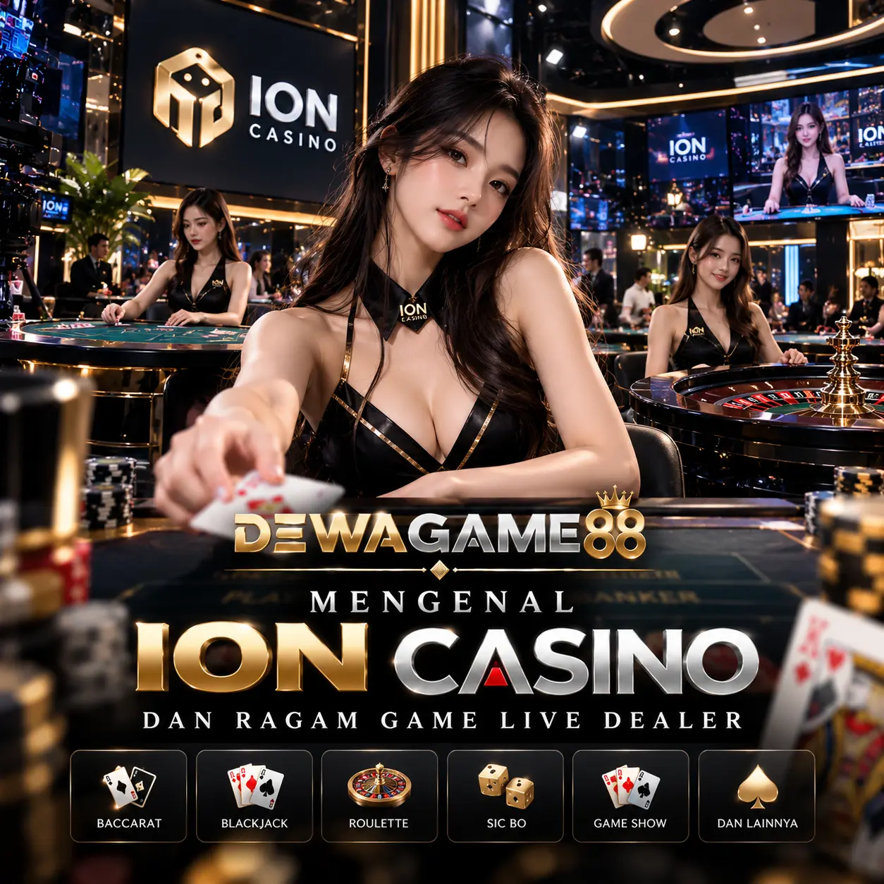 DEWAGAME88 — Mengenal ION Casino dan Ragam Game Live Dealer